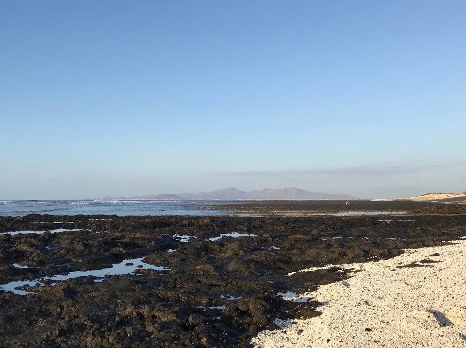  - Majanicho - Am Horizont kann man die Nachbarinsel Lanzarote sehen.