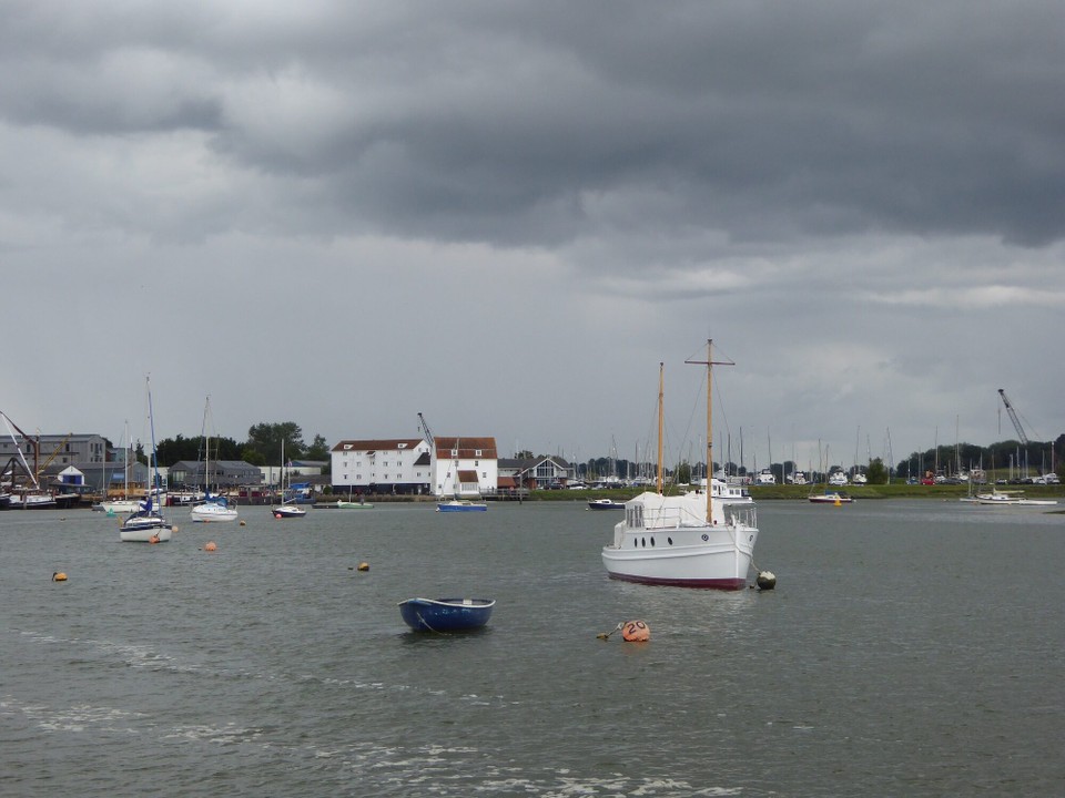 United Kingdom - Woodbridge - Approaching the Tide Mill in Woodbridge.