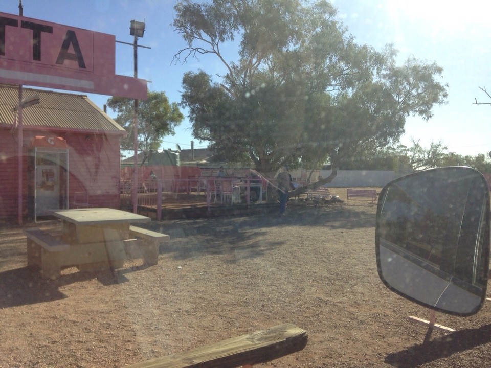 Australia - Algebuckina - Aboriginal Chef Singing and Playing his guitar