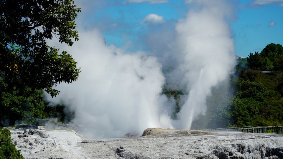 Neuseeland - Rotorua - Überall Geysire