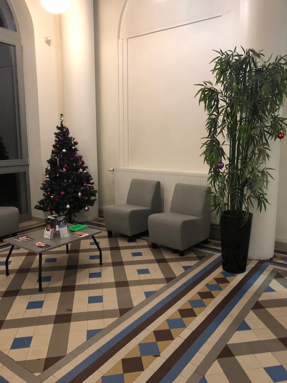 Frankreich - Grenoble - Im Wohnheim ist auch Weihnachtsstimmung