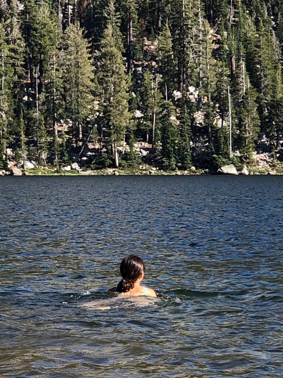 Vereinigte Staaten - Yosemite National Park - Schwimmen im See