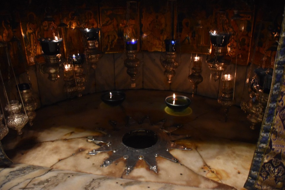 Israel - Jerusalem - An dieser Stelle soll Jesus geboren sein.