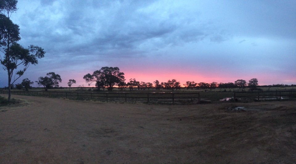 Australia - Wentworth - When the sky's on fire.