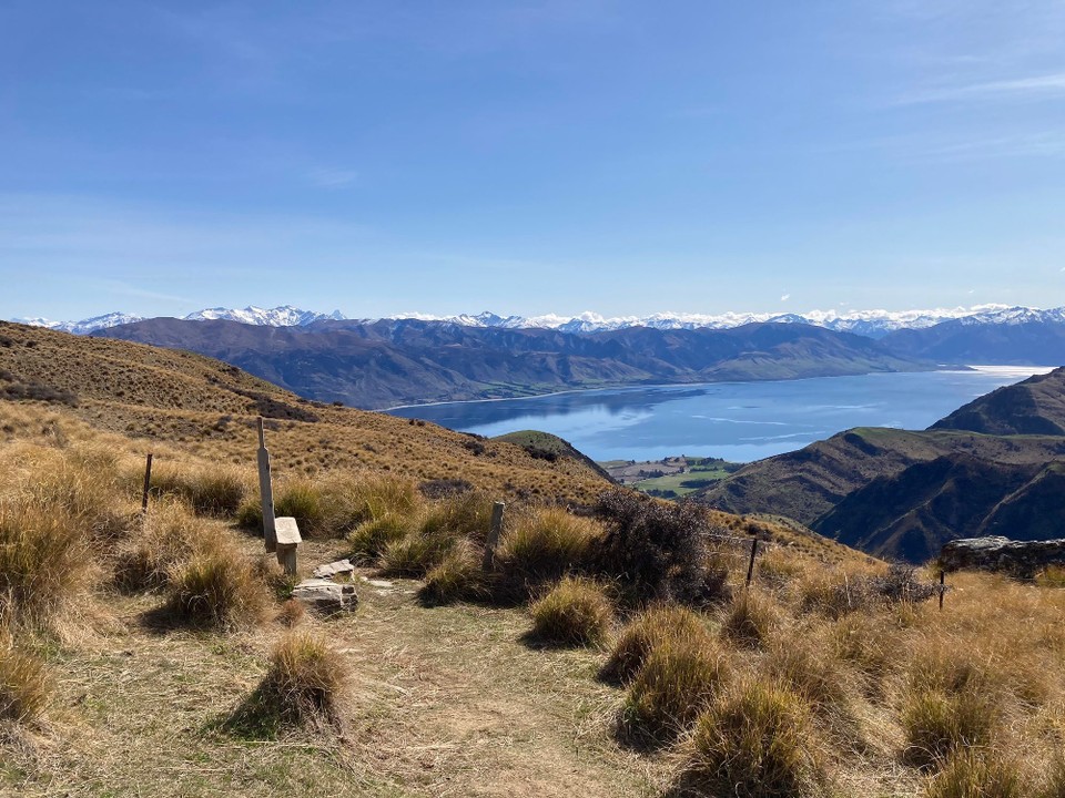 Neuseeland - Lake Hāwea - Die Aussicht wird immer spektakulärer 
