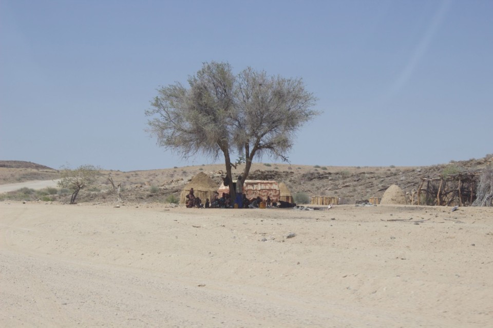 Namibia - Uis - Ein wandernder Eingeborenen Stamm