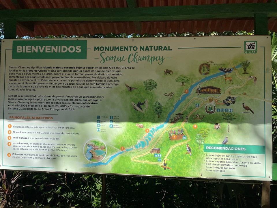 Guatemala - Lanquin - Semuc Champey - „Dort, wo das Wasser verschwindet“