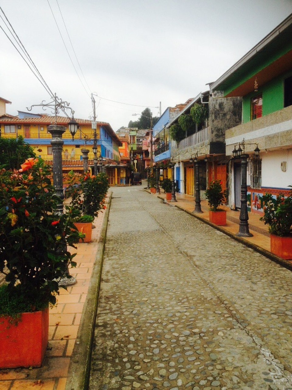 Colombia - Guatapé - Die Straßen von Guatapé - bunt und schön.