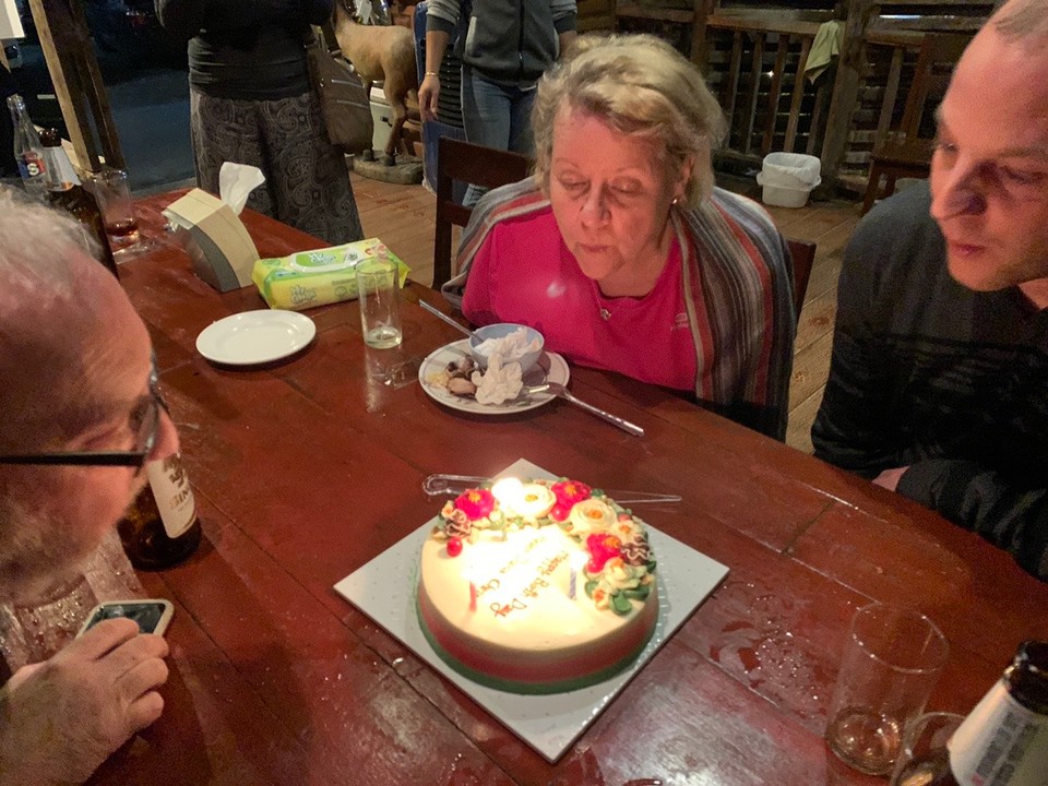 Thailand - Chiang Rai - Birthday dinner for Helen, David (on David’s Birthday)