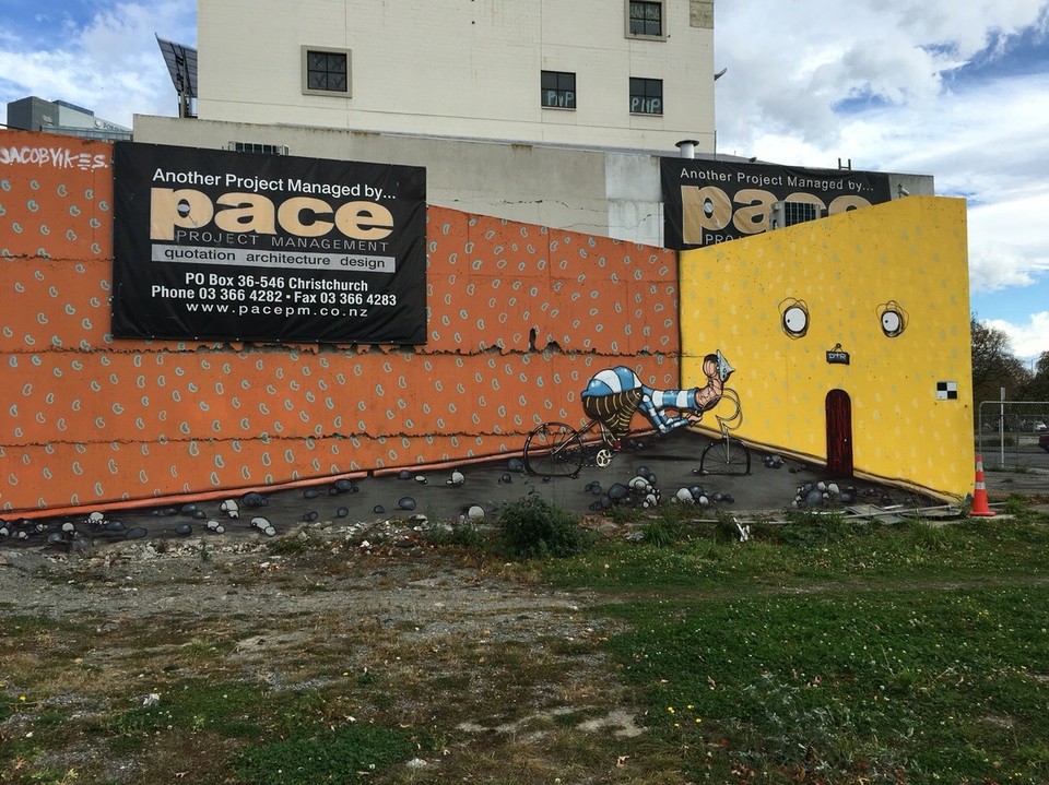 New Zealand - Christchurch - Also in dieser Stadt bekommt das Wort Streetart nochmal eine ganz neue Bedeutung - die gibt es außerdem auch an jeder Ecke - so cool 