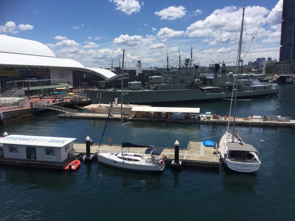 Australien - Sydney Olympic Park - Blick aufs Marine Museum