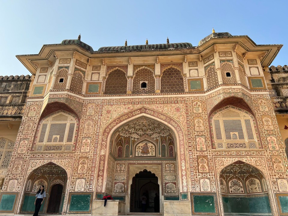 Indien - Jaipur - Das Gate zum Amber Fort