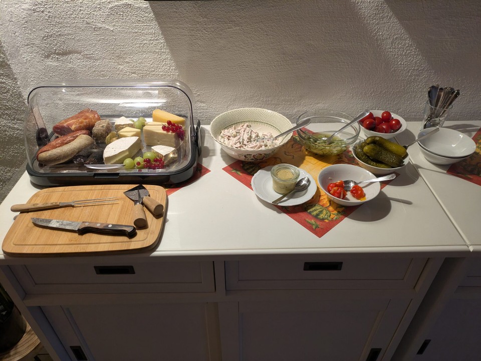 Deutschland - Havelberg - Das hatten sie alles extra für uns hergerichtet. Wir sind stolz auf unsere heutige Leistung, sehr dankbar für all die Hilfe, die wir heute bekommen haben und ausgesprochen müde.