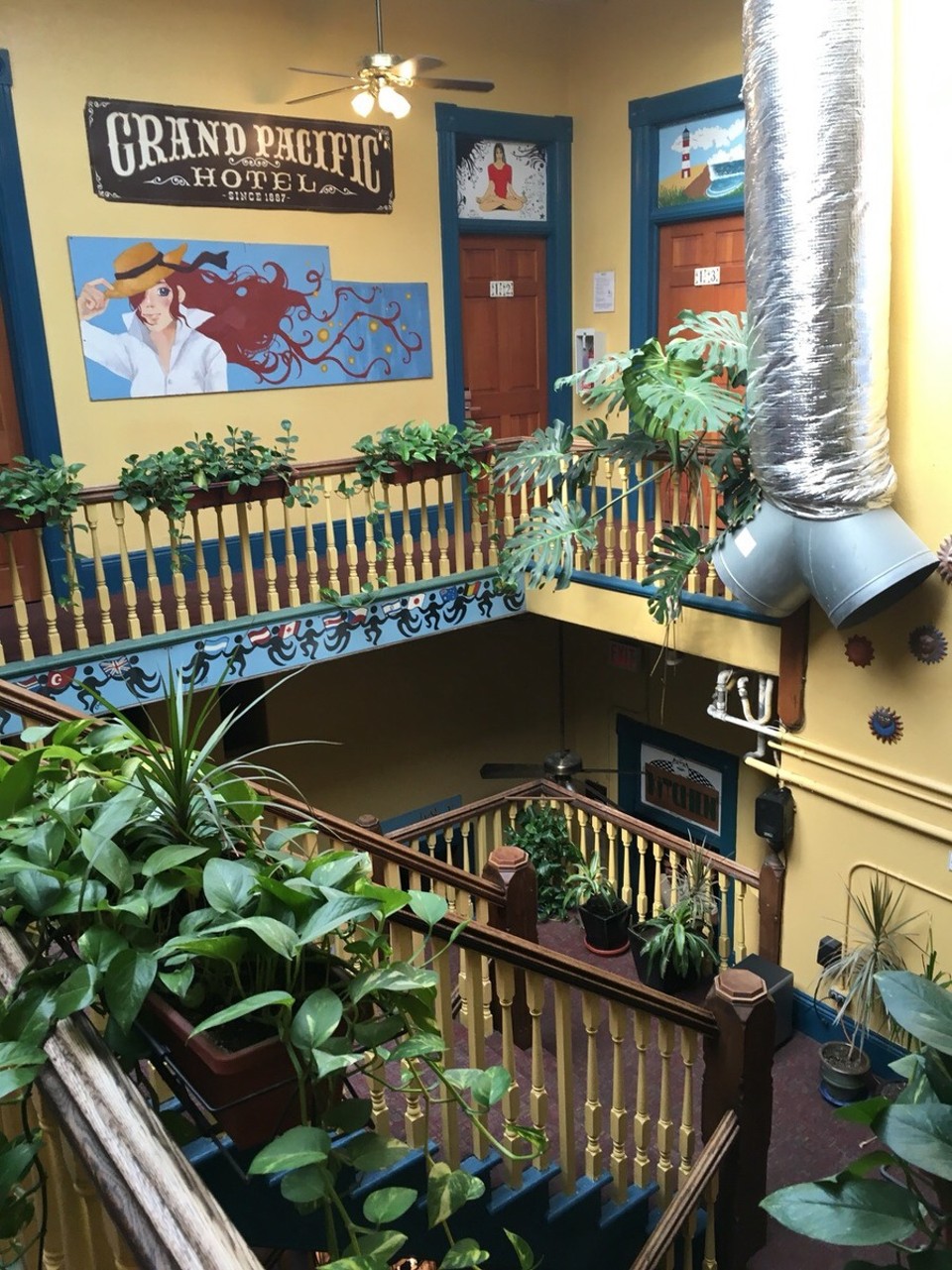 Vereinigte Staaten - San Diego - Ist schon richtig herzig mein Hostel :) 