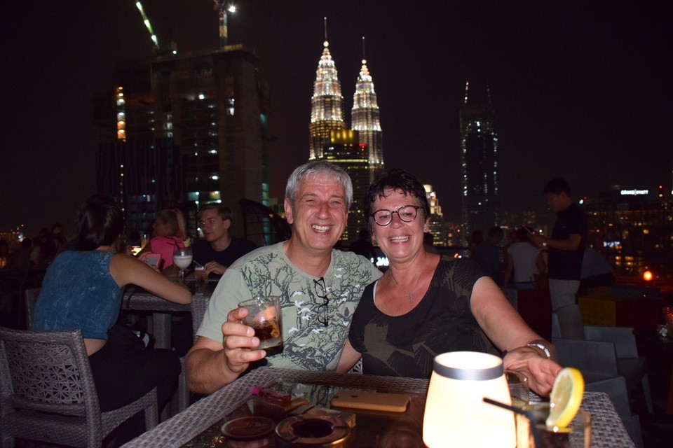 Malaysia - Kuala Lumpur - Man gönnt sich ja sonst nichts. Die Drinks sind zwar etwas teurer aber der Plantation Rum und die Caipirinha waren lecker.