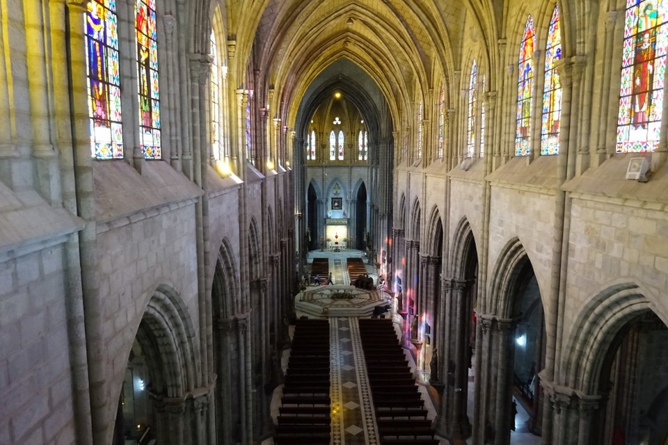 Ecuador - Quito - The inside of the cathedral