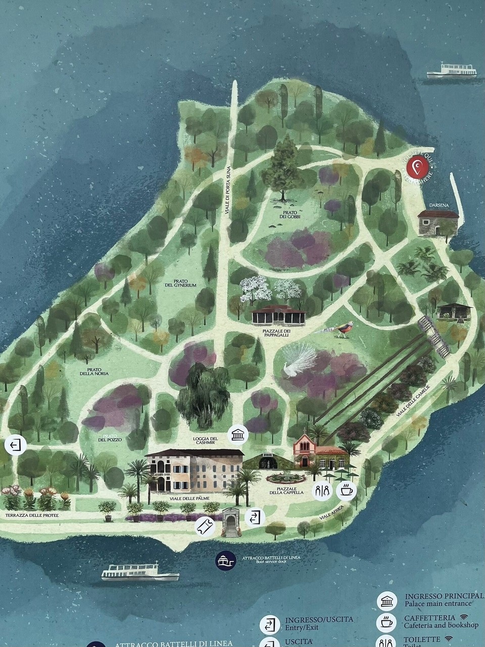 Italien - Stresa - Matre Insel