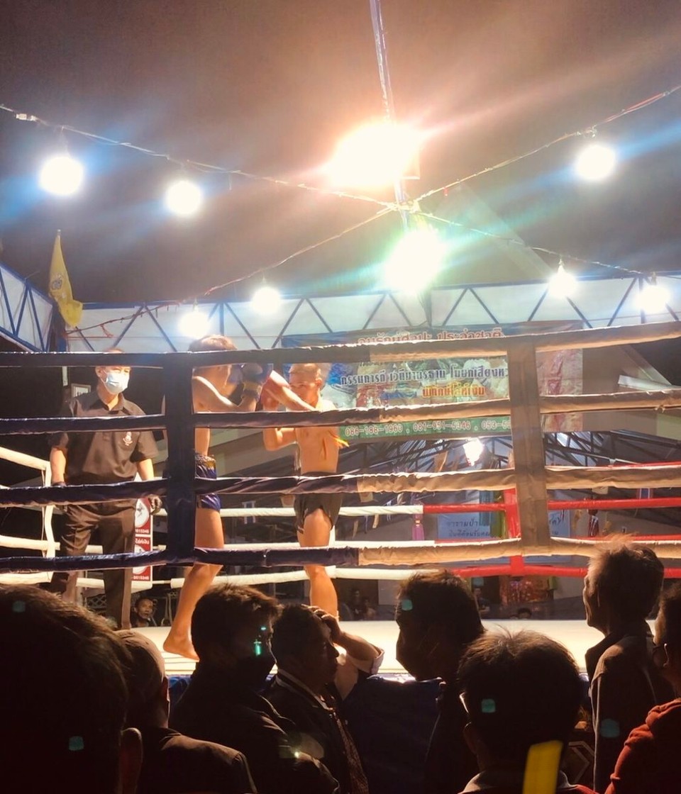 Thailand - Mueang Chiang Mai - Muay Thai Kampf 🥊
