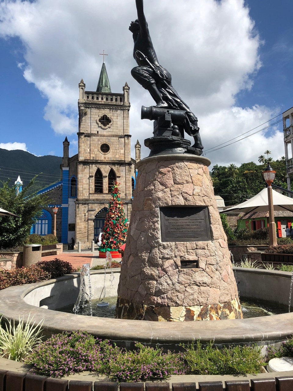 St. Lucia - Castries - Denkmal st Lucia