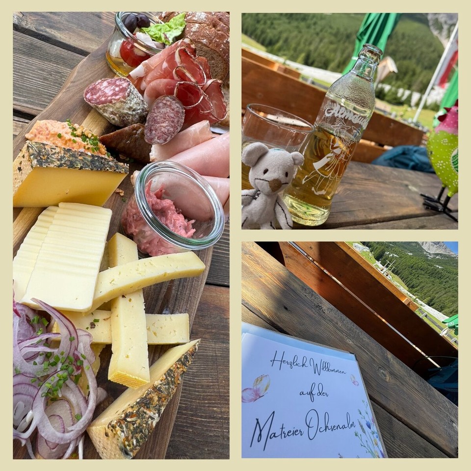 Österreich - Mühlbachl - Sehr lecker und soviel, dass der Rest in den Rucksack wandert… für später 