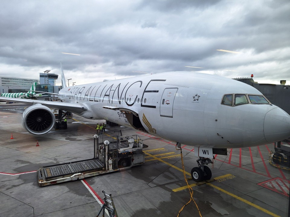 Deutschland - Frankfurt am Main - Der große Flieger bringt uns.