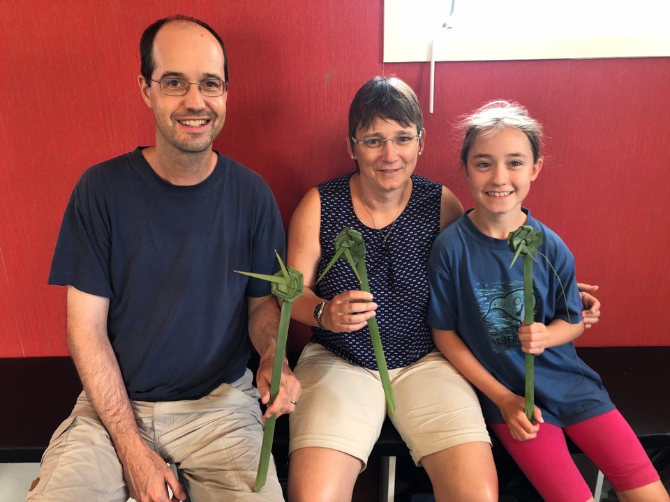 Neuseeland - Raumanga - Heute waren wir bei einer Māori Familie, die uns gezeigt hat wie man eine Flaxblume macht. 