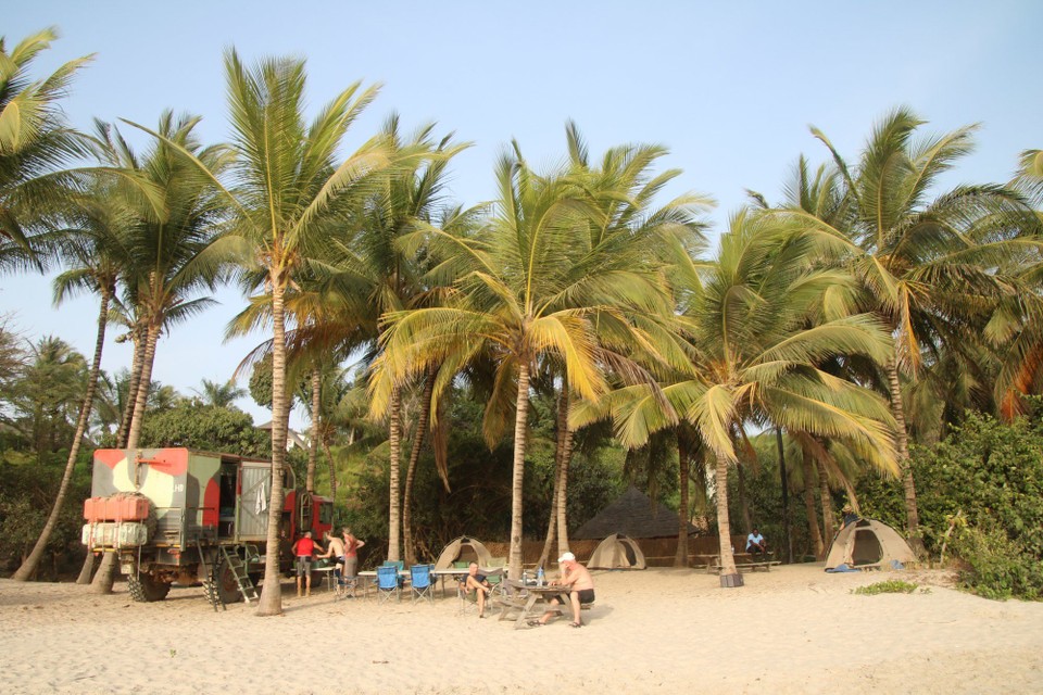 Senegal - Cap Skirring - 1. Übernachtungsplatz