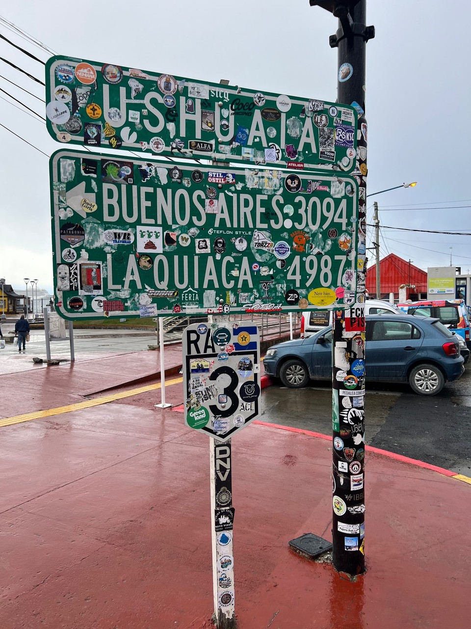 Argentina - Ushuaia - A mere 3094km or 1,914 miles in old money to Buenos Aires