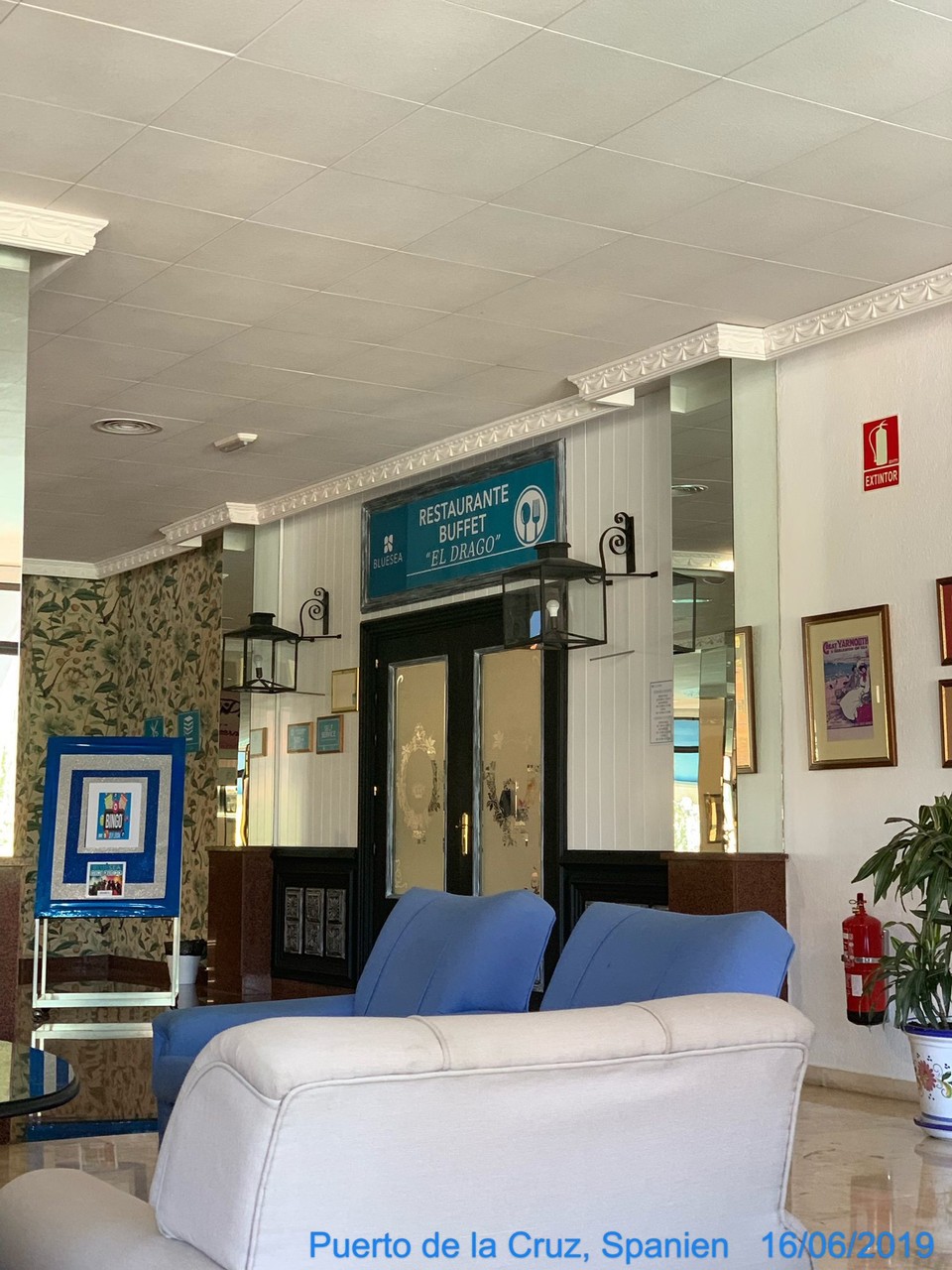 Spanien - Puerto de la Cruz - Hier geht es ins Restaurant 