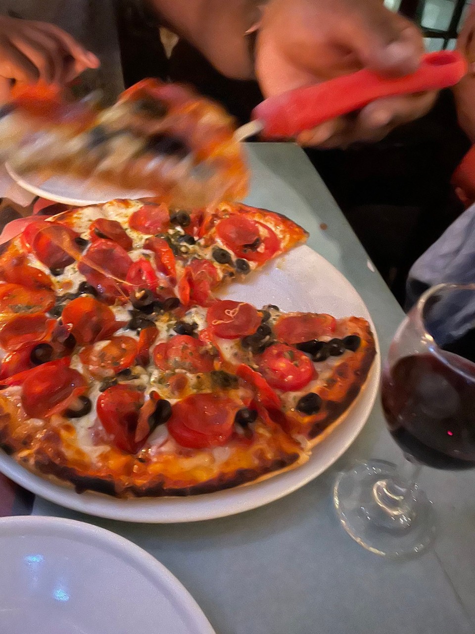 Guatemala - Quetzaltenango - Am Abend noch ein bisschen durch Quetzaltenango spazieren, Abend essen 🍕 