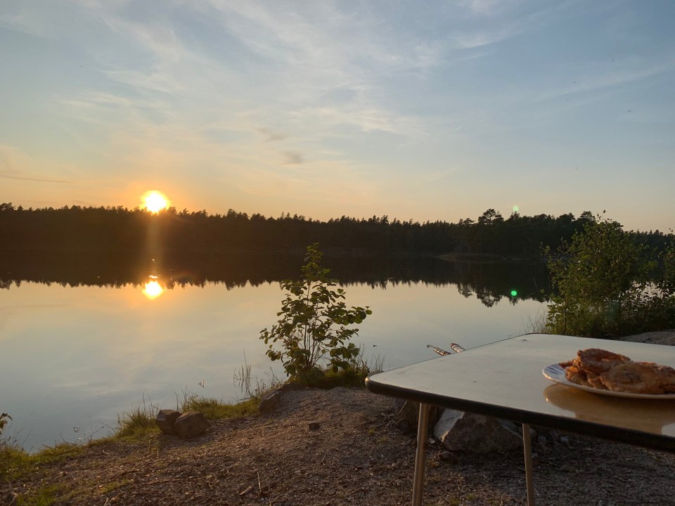 Sverige - Ånimskog - Zum Abendessen gibt‘s gebackene Apfelringe 😍