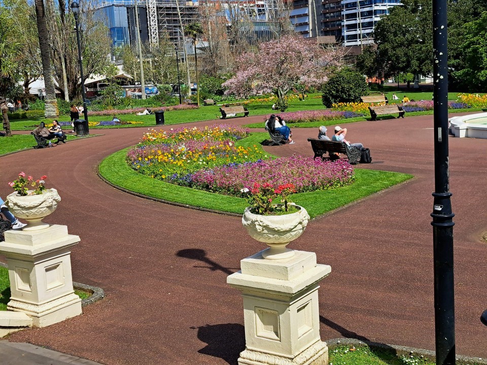 Neuseeland - Auckland - Frühling im Albert Park 