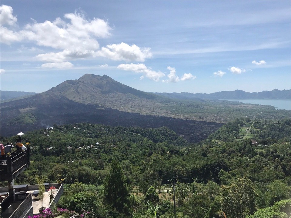Indonesia - Gianyar - Batu volcanic mountain, hasn’t erupted since 1963... let’s hope it doesn’t start now 