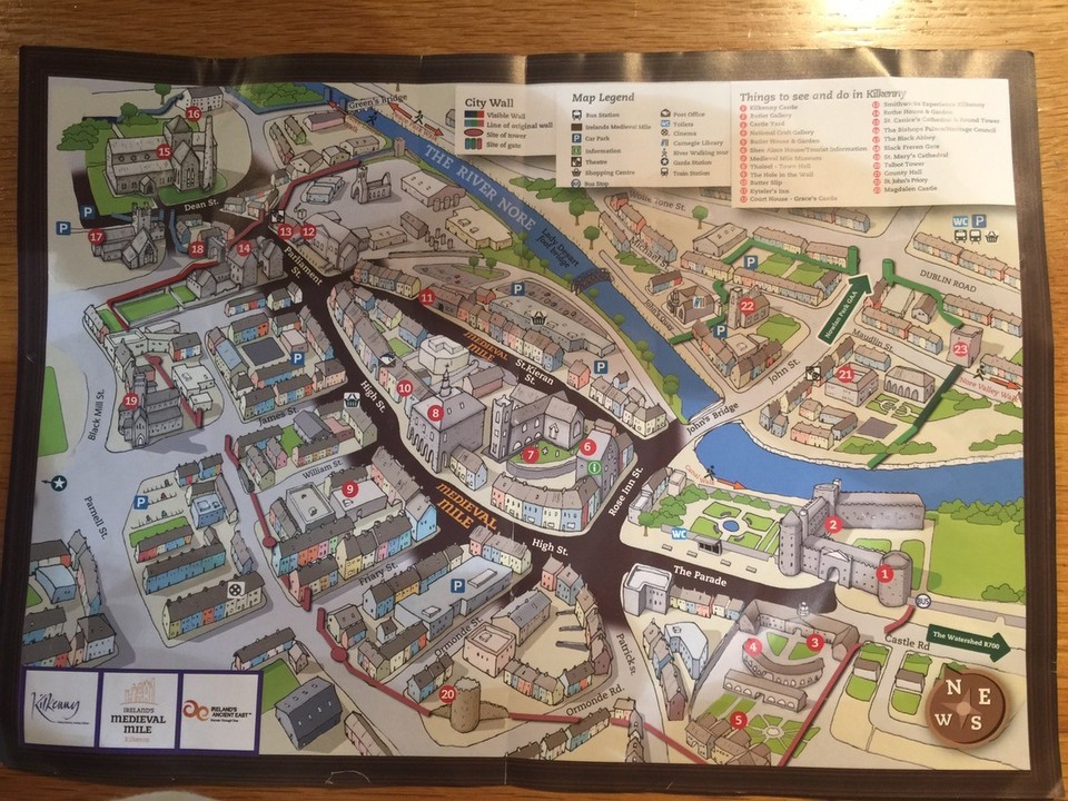 Ireland - Kilkenny - Kilkenny Map