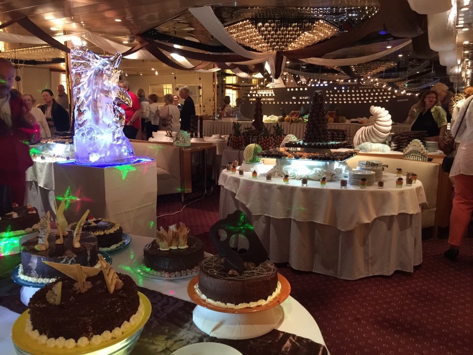  - United Kingdom, Torquay, Torbay - Chocolate Banquet on the ship, The Ice Sculpture 