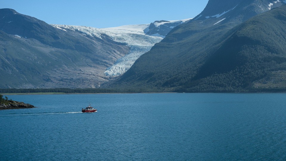 Norwegen - Åmnes - Bootsfahrt zum Svartisen-Gletscher