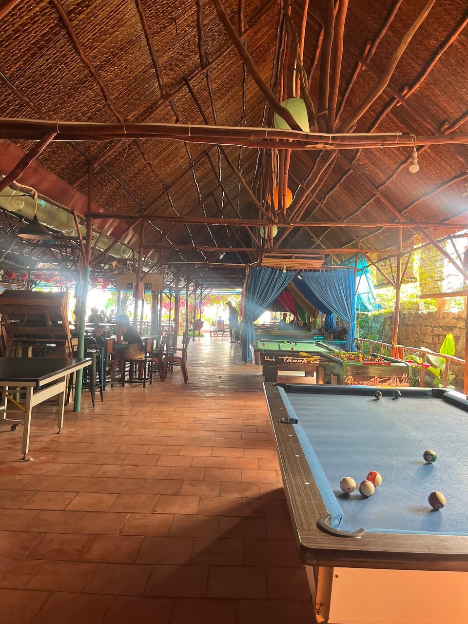 Vietnam - Phan Thiet - This hostel is so cute and relaxing. So many games to play too so everyone is really social. We found some bean bags on the beach and got some beers and crisps and laid their all afternoon
