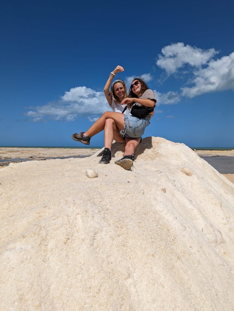 Kolumbien - Uribia - Auf gehts in die Wüste 🌵 
Erster Stop waren die Salinen in Manaure 🧂 
