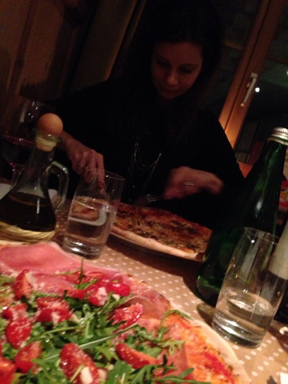 Schweiz - Vals - Pizza bei LaPapa