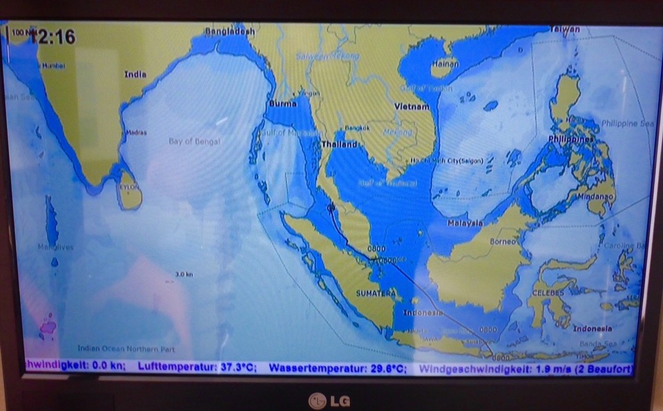 Malaysia - Langkawi - Ihr seht ja WASSER-U.LUFTTEMPERATUR ist Optimal