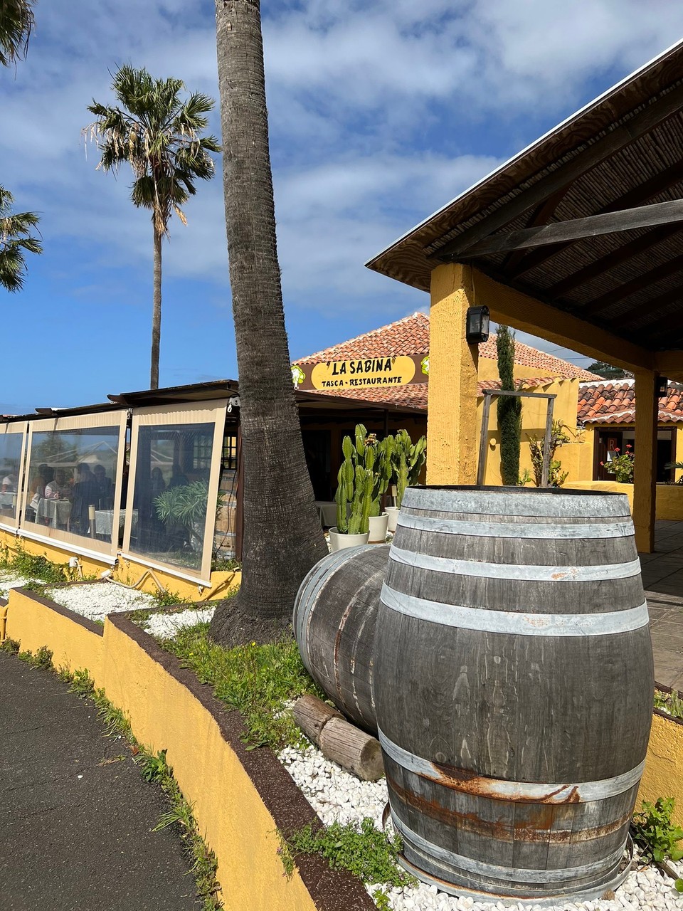 Spanien - La Victoria de Acentejo - Hier gibes Mittagessen.