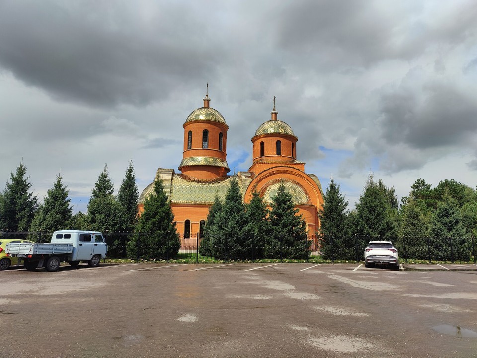 Kasachstan - Internatsional - Die Russisch-Orthodoxe Kirche im Dorf