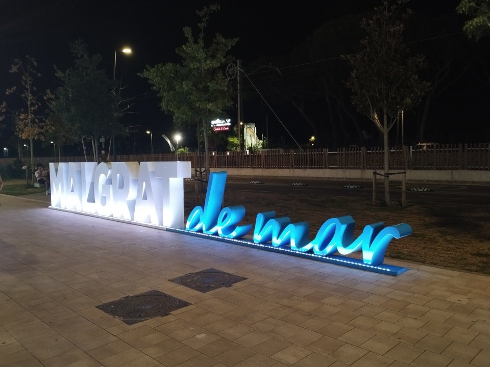 Spanien - Malgrat de Mar - Das war Malgrat de Mar, morgen geht's wieder weiter.........wohin erfahrt ihr morgen.😜🤩 Gute Nacht 💤