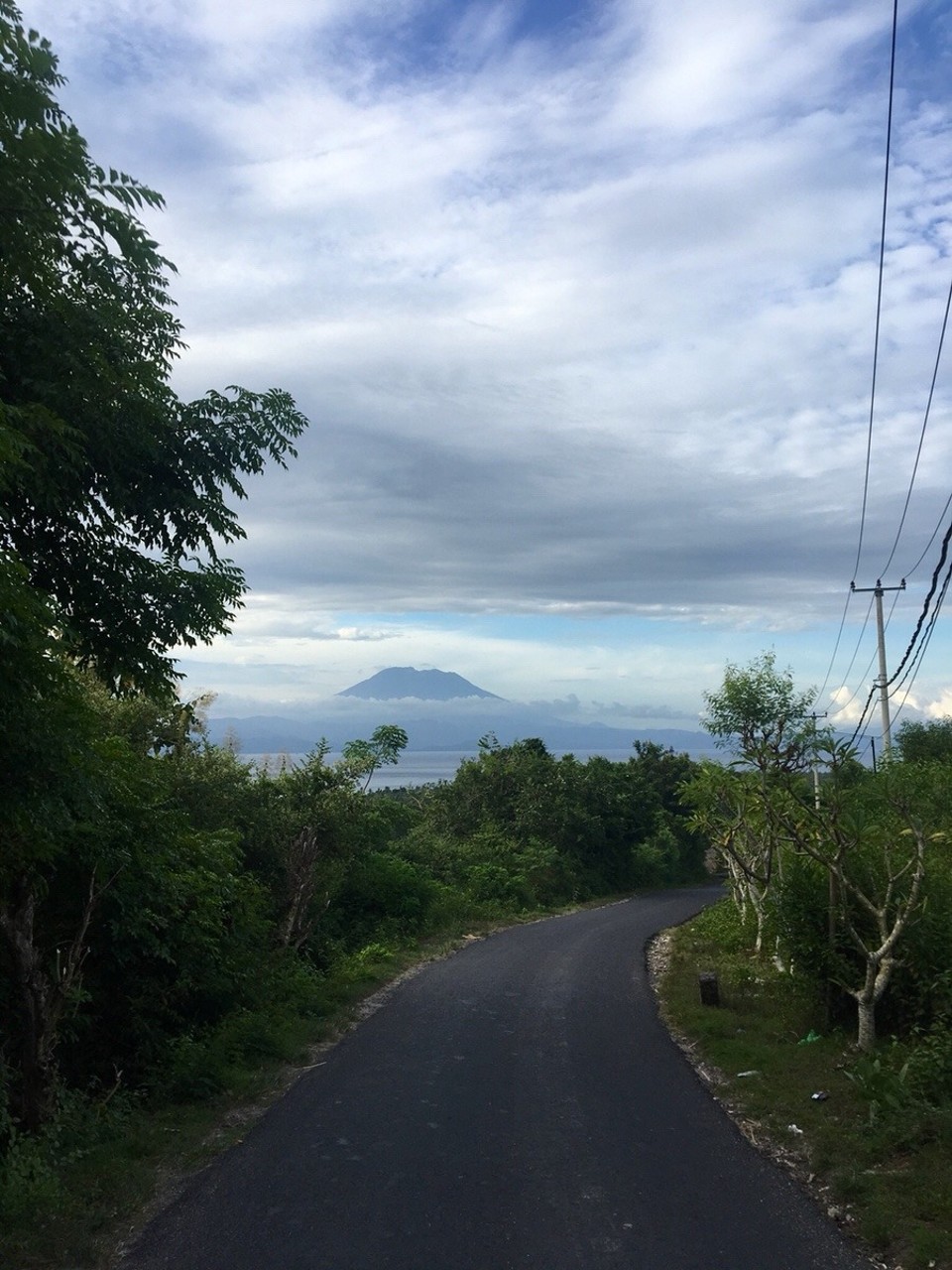 Indonesien - Klungkung - Blick auf den Vulkan auf Bali