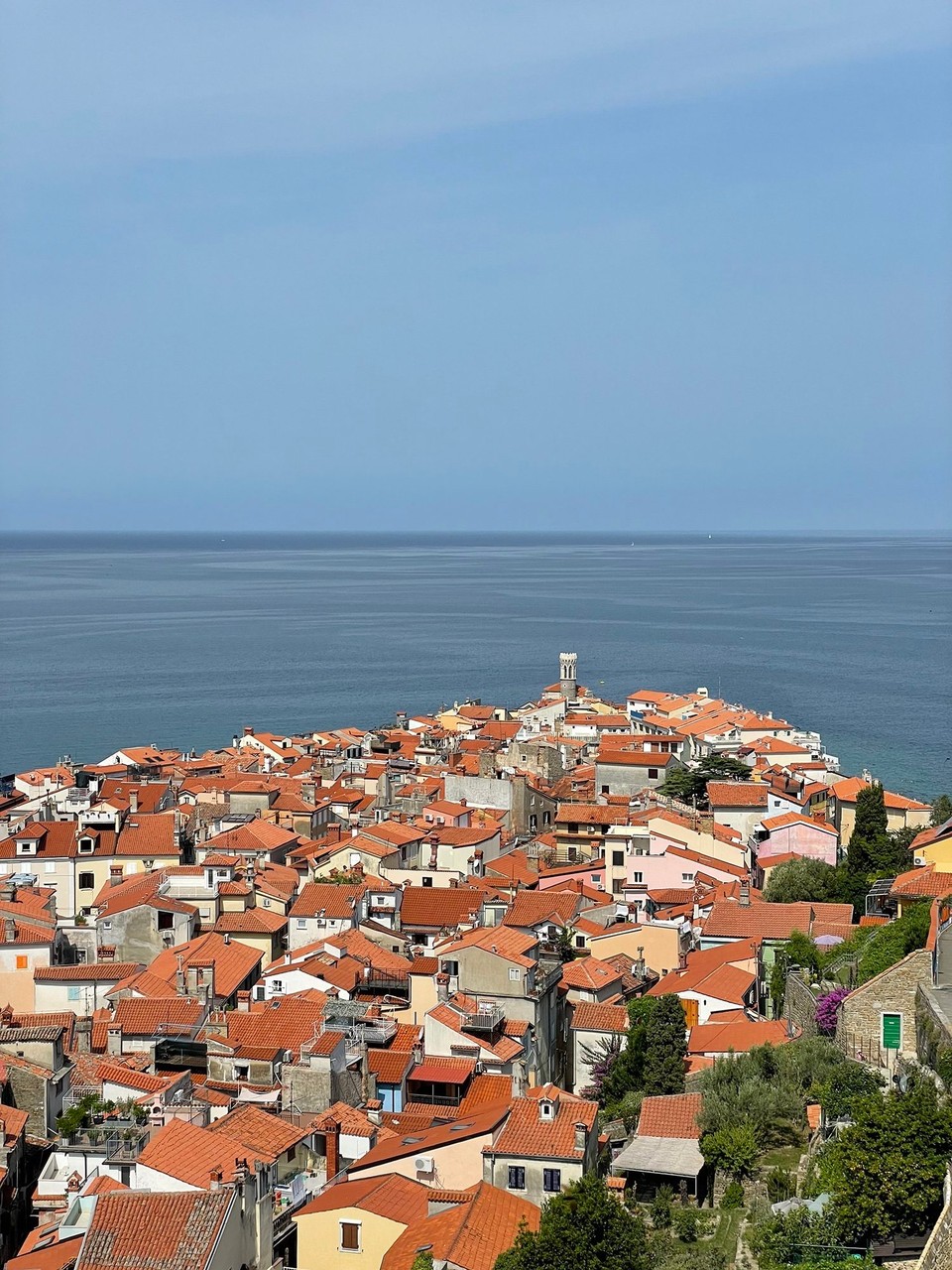 Slowenien - Piran - Aufsicht auf dem Campanile 