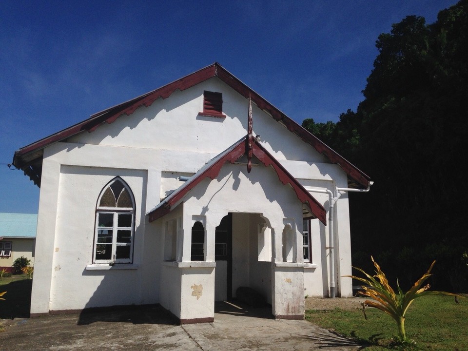 Fidschi -  - Kirche auf Serua Island 