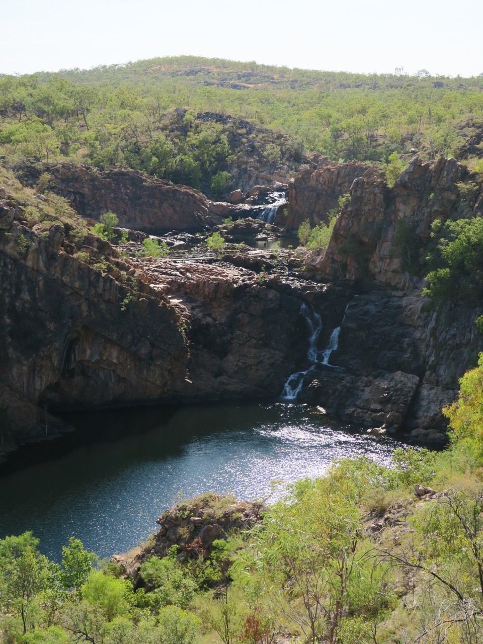 Australia - Nitmiluk - Édith falls : la on peut se baigner!!!