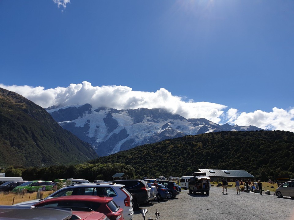 Neuseeland - Aoraki - Gletscher bei Mount Cook