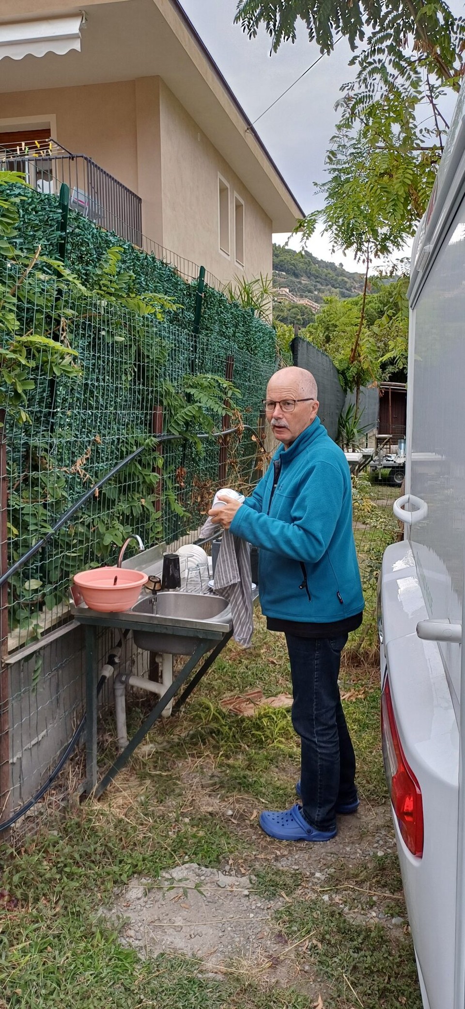 Italien - Ventimiglia - Stöti bei der Arbeit 