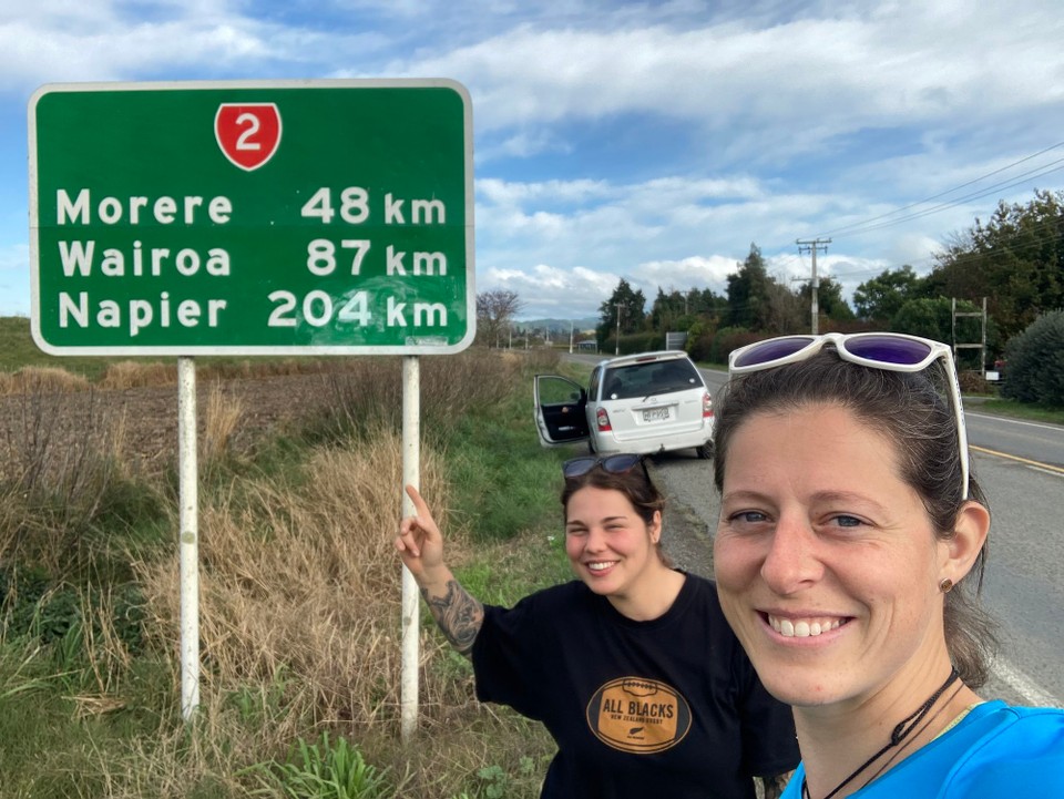 Neuseeland - Mahia - State Highway Nr. 2 🤓 aber unser heutiges Ziel ist nicht angeschrieben 🤪